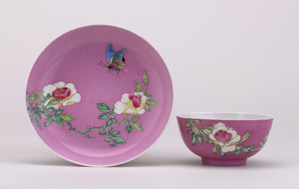 图片[1]-bowl; saucer BM-Franks.708.+-China Archive